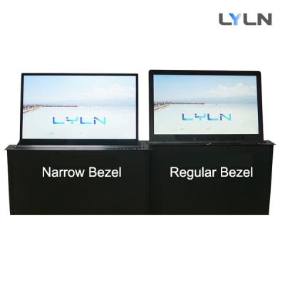 China Motorized Retractable Monitor Narrow Bezel 17.3  21.5 Inch Full HD for sale