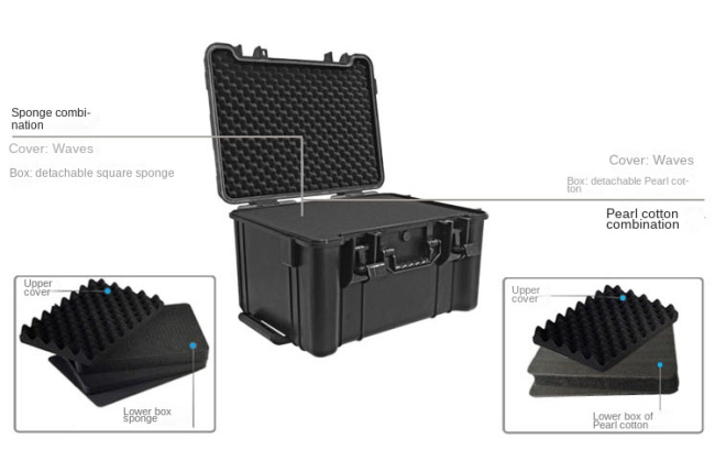 GD-206A Tool Storage Case side view demonstrating compact design