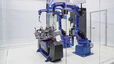 中国 Yaskawa AR2010 CNGBSのポジシァヨナーの溶接工のためのCNGBSの溶接ロボットの統合の解決 販売のため