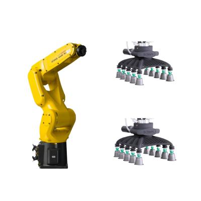 China Fanuc LR Mate 200iD/7L 6 Axis Industrial Robot Arm With Schmalz Lightweight Gripper for sale
