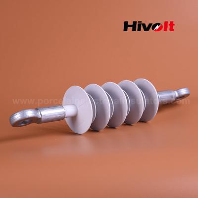 China 24kv 70kn Composite Long Rod Insulator With Eye To Eye Connection Hardware for sale
