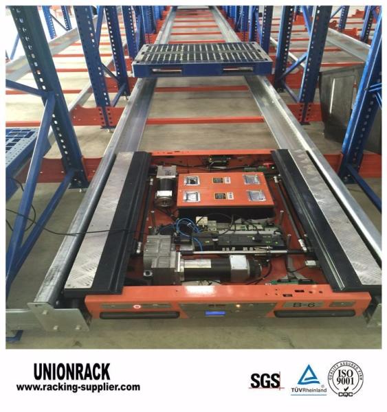Quality Q235 Steel Shuttle Pallet Racking 2000KG Radio Controller for sale
