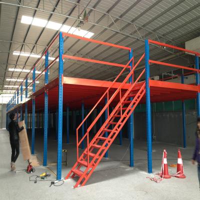 China ISO Approved Pallet Rack Mezzanine Storage System 800KG for sale