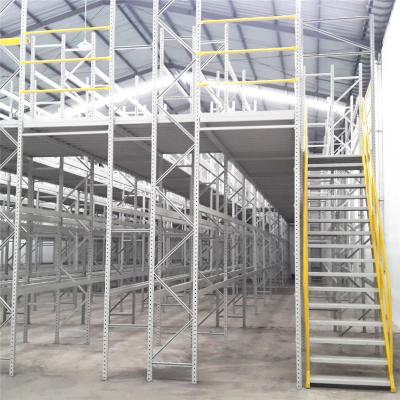 China Cold Storage Mezzanine Platform System Racking Pallet For Warehouse Storage for sale