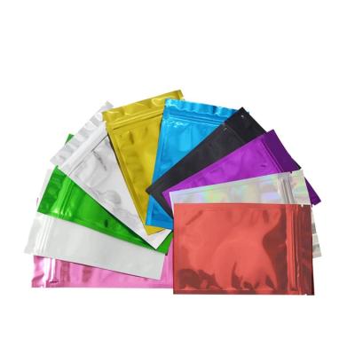 China Metallic Vacuum Heat Seal Aluminum Foil Bag With Tear Notches for sale