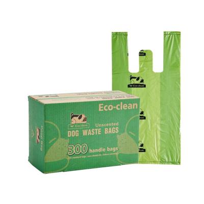 China Earth Friendly Dog Poop Waste Bags , 15mic PLA PE Oxo Biodegradable Bag for sale