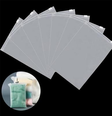 China Reclosable Vent Holes Translucent Plastic Bags For Storage Frosted for sale