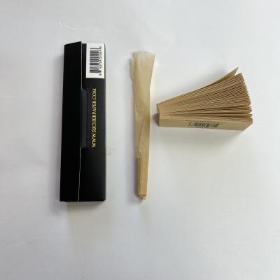 China Custom Rice Brown Rolling Paper King Size 32 Leaves With Tips for sale