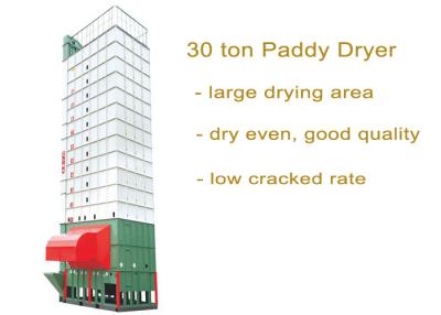 China Large Drying Area 30 Ton Per Batch Grain Dryer , Low Temperature Grain Rice Mill Dryer for sale