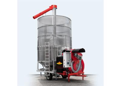 China 26 Ton Multiple Fuel Portable Grain Dryer / Mobile Grain Dryer With Fast Drying Speed for sale