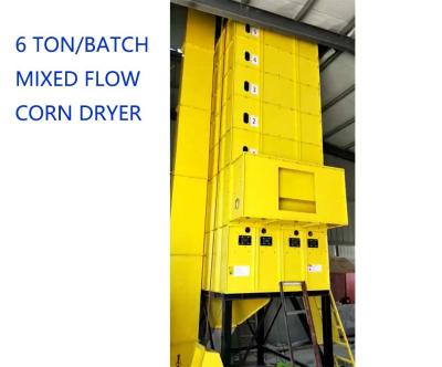 China 6 Ton Per Batch Mixed Flow Type Small Corn Dryer for sale