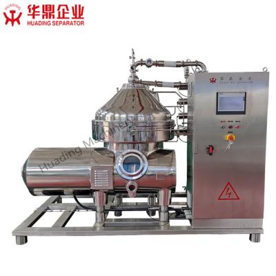 China PLC Disc Stack Separator 5.5kw  Disc Bowl Centrifuge  Stainless Steel for sale