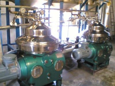 China Animal Fat SKF Oil Refining Equipment 70kw Algae Separator for sale
