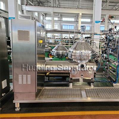 China Vertical 440V Centrifugal Oil Water Separator 90KW Self Cleaning Separator for sale