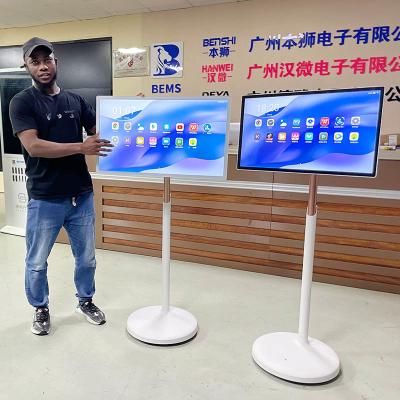 China Smart Custom Touch Screen Kiosk Display Bateria Recarregável Display de mídia LCD à venda
