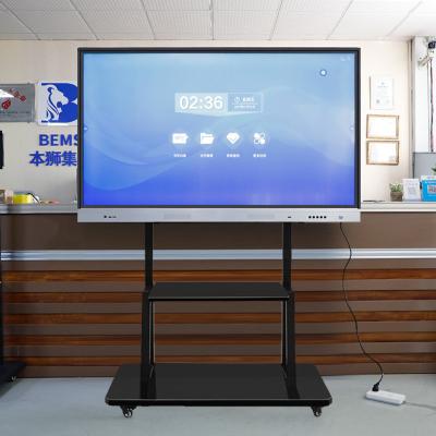 China 65 86 100 Inch Electronic Smart Interactive Whiteboard Classroom for sale