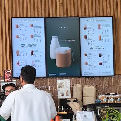 China Ultra Thin Wall Mounted Digital Signage Display Advertising Android Signage Display for sale