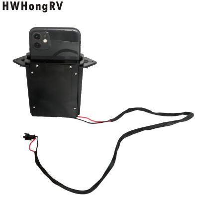 China HWhongRV  RV car mobile phone wireless charging box for the MPV seat for sale
