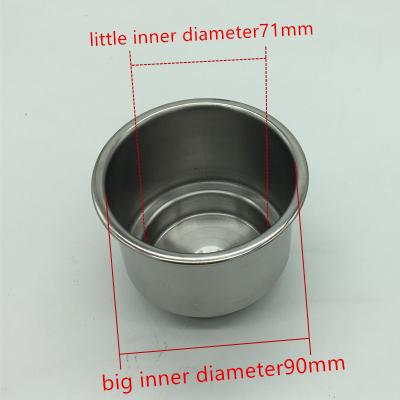 China Stainless steelfolding cupholder for the caravan motorhomes gold-plating cup bracket for the RV and boat for sale