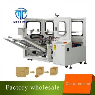 China Automatic Carton Erector Machine MTW-K40 Small Box Case Erector for sale