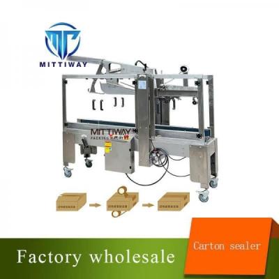 China Cardboard Box Sealing Machine , Automatic Carton Taping Machine for sale