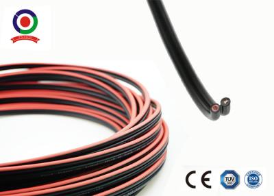 China Double Insulated Twin Core Solar Cable , 6mm Dual Core Cable Fire Resistant Performance for sale