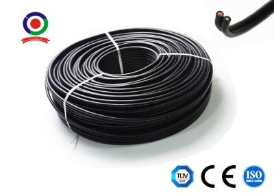 China Flat Twin Core Dc Solar Wire / 6mm Solar Cable Communication XLPE For Power Station for sale