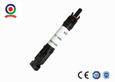 China DC 1000V Inline PPO Black Solar Fuse Connector for sale