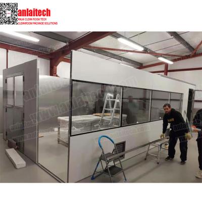 China Hard wall Modular clean room, UK Laboratory Clean room project anlaitech brand clean room supplier for sale