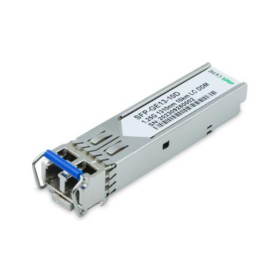 China 1.25GBASE SFP Duplex LC connector SMF 10km Reach 1310nm Transceiver Module for sale