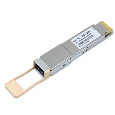 China 200GBASE MTP/MPO 100m 2SR4 QSFP-DD over MMF Transceiver, for sale
