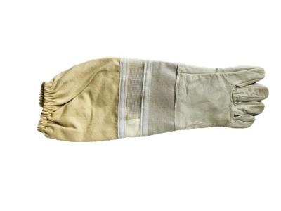 中国 #10whiteの布の袖+Halfは厚い手首の保護装置の羊皮の手袋が付いている手袋を換気した 販売のため