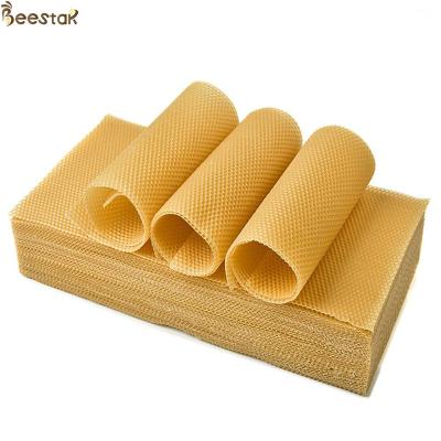 China C 100 natural beeswax Honeycomb Frame Beeswax Foundation Sheet for sale