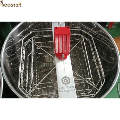 China Beekeeping 201 Stainless Steel Honey Extractor 4 Frame Manual Honey Extractor for sale