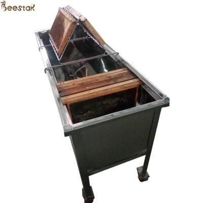 China Stainless Steel Beehive Frame Shelf Uncapping Honey Tank Beekeeping Equipments Honey Comb Shelf for sale