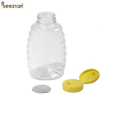 China 360ml de alta calidad Honey Bottles Bulk Clear Plastic plástico Honey Containers en venta