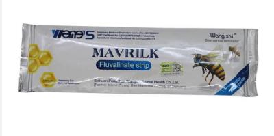 China Wangshi Mavrilk Fluvalinate Strips Curing Varroa Mites Of Bees for sale