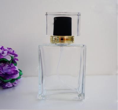 China parafuso de garrafas de vidro do perfume de 50ml 30ml com aprovação do TUV do tampão do conta-gotas à venda