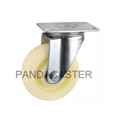 China Top Plate 4 Inch Medium Duty Casters Swivel Type 100mm Castor Wheels for sale