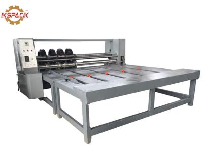 China Chain Type Rs4 Slotting Corrugation Machine ,  Manual Feeding Carton Rotary Slotter for sale