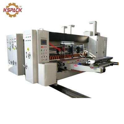 China Máquina de impressão cortando de entalho automática multicolorido da caixa à venda