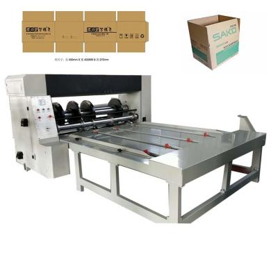 China Chain Feed Slotting Cardboard Grooving Machine For Box Making for sale