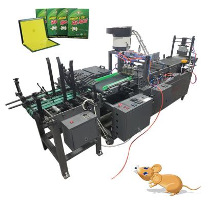 China 3P Automatic Mouse 3000pcs Rat Glue Trap Making Machine  The paperboard plastic  book  rats traps making machine for sale