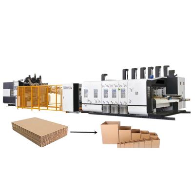 Китай полностью автоматическая рифленая коробка печатной машины коробки 150pcs делая последовательно продается