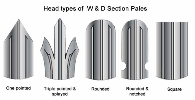 HESLY Steel Palisade Pale Section