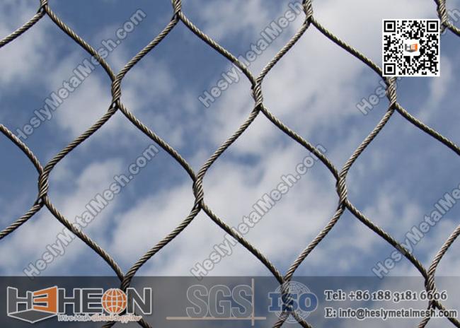 woven stainess steel wire rope mesh