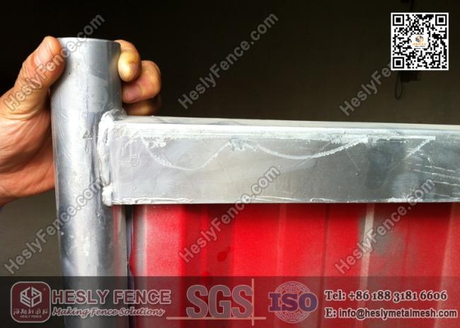 Temporary Corrugated Sheet Fence