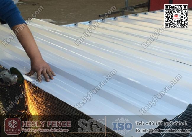temporary Corrugated Sheet Hoarding