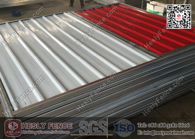 white color tempoary hoarding fence factory