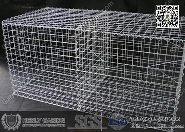 galvanised welded gabion box